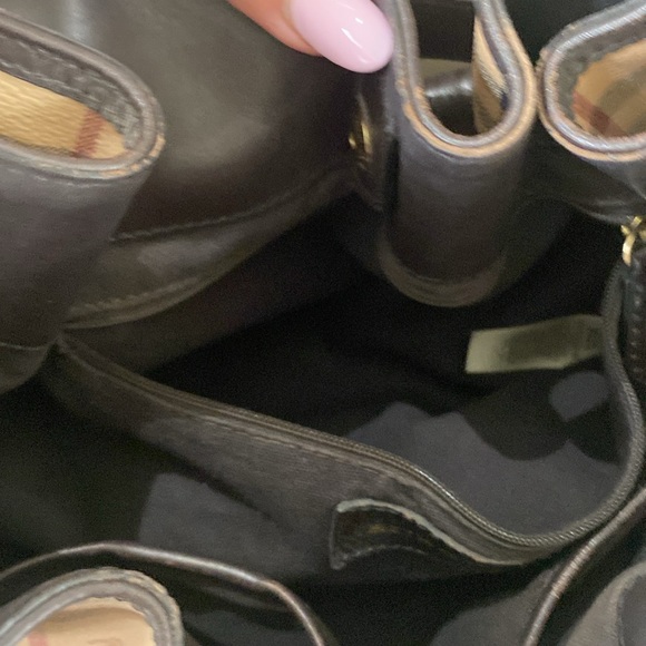 Burberry Haymarket  Nova Check Medium Hobo Handbag - Picture 12 of 16